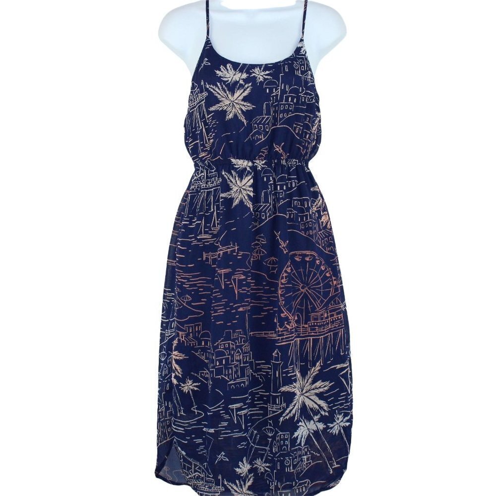 Old Navy Women's Boardwalk summer scene sundress size XS